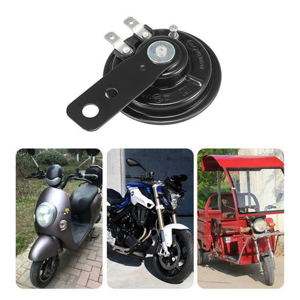 12V Super Loud 105dB Universal Motorcycle Car Electric Bike ATV Horn Waterproof - Aimall