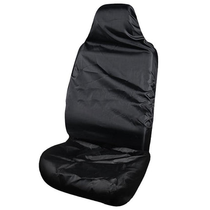 PAIR THROW OVER STYLE CAR FRONT SEAT COVERS SEAT PROTECTOR WATERPROOF UNIVERSAL - Aimall