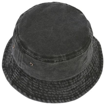 Unisex Men Women WASHED COTTON Outdoor Camping Sports Bucket Hats Fisherman Hat - Aimall