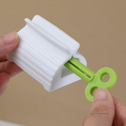 3x Toothpaste Squeezer Bathroom Tube Easy Stand Dispenser Rolling Holder Seat AU - Aimall