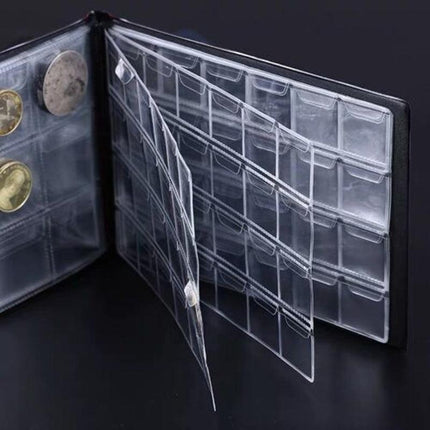 240 Coins Holder Collection Storage Collecting Penny Pocket Album Book RED AUS - Aimall