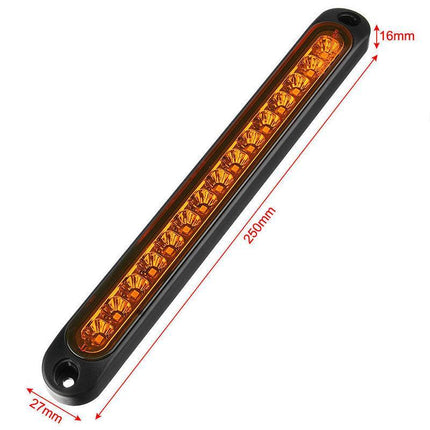 2x 15 LED Tail Light Trailer Truck Caravan UTE Reverse Bar Light Ultra-Slim Lamp - Aimall
