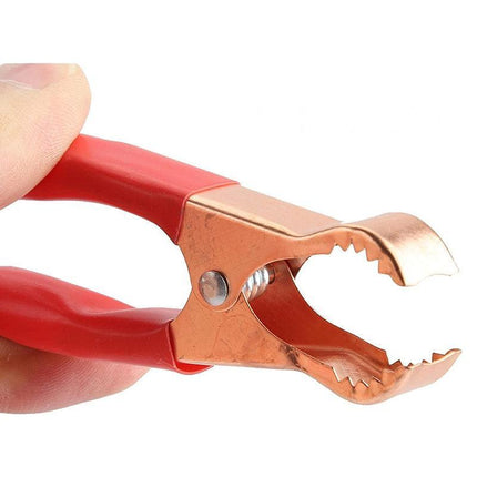 2/4/6Pairs Car Battery Tongs Cable Alligator Electrical Measured Clip Clamp Tool - Aimall