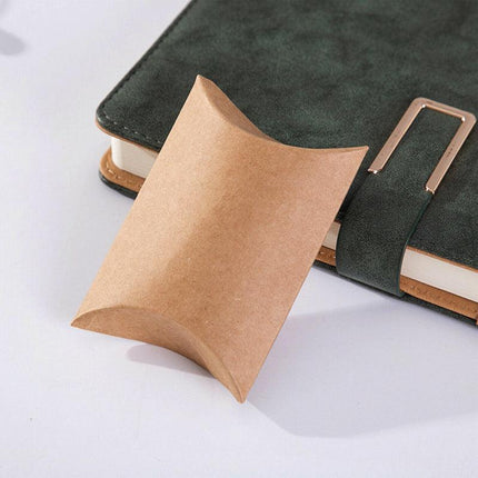 50pcs Xmas Candy Gift Box Bag Pillow Favor Kraft Paper Favour Gift Wedding Party - Aimall