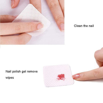 1000PCS Nail Wipes Cotton Pads Polish Remover Cleaner Manicure Paper Lint Free - Aimall