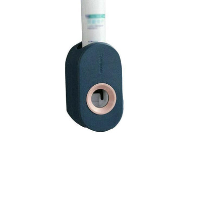 Automatic Toothpaste Dispenser Bathroom Wall-mounted Rack Toothbrush Holder AU - Aimall