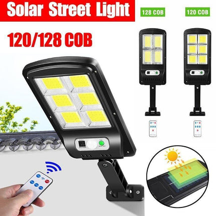 Solar Street LED Light Motion Sensor Remote Outdoor Garden Flood Down Lamp AU - Aimall