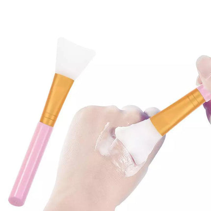 4X Pack Facial Mask Silicone Brush Applicator Face Mask Tool Soft Cosmetic Tool - Aimall