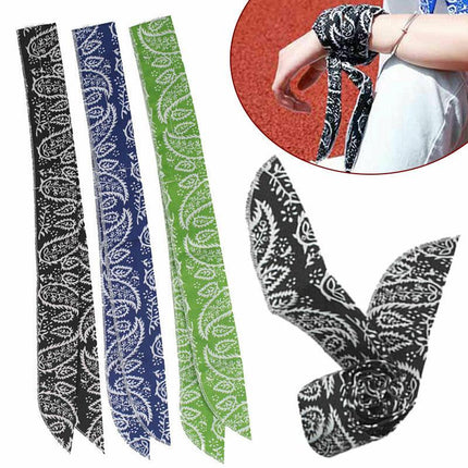 Bandana Headband Cooler Scarf Neck Ice Scarf Wrap Deluxe Outdoor Sport Cooling - Aimall