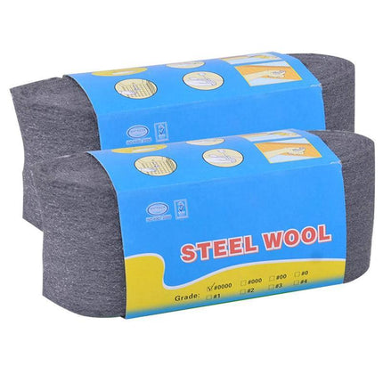 1/2/3/5PCS Grade 0000 Steel Wire Wool 3.2m For Polishing Cleaning Remover AU - Aimall