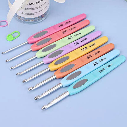 8x RSI Sewing Tool Crochet Hooks Kit Yarn Knitting Needles Ergonomic Grip Set AU - Aimall