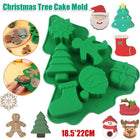 Christmas Tree Cake Mold Silicone Fondant Decor Candy Chocolate Baking Tools BS - Aimall