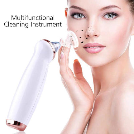 AU Vacuum Blackhead Remover Facial Skin Pore Acne Pimple 5Sucker Cleaner Machine - Aimall