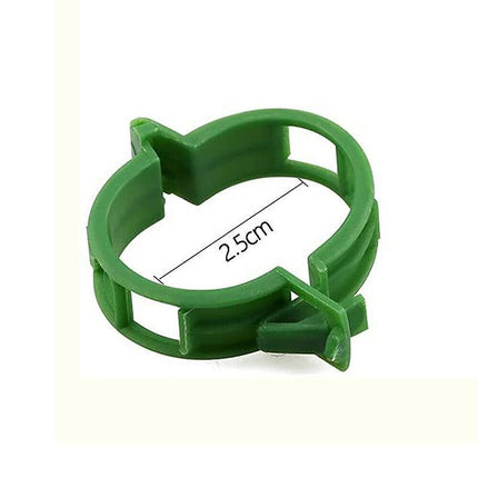 50-200x Tomato Greenhouse Ties Veggie Plant Support Clips Garden trellis Stake - Aimall