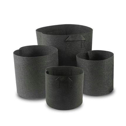 10 PACK Fabric Plant Grow Pots Breathable Planter Bags 2/3/5/7/10/20 Gallon AU - Aimall