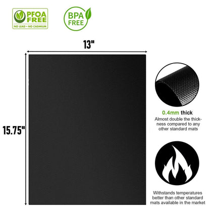 Reusable BBQ Grill Mat Bake Sheet Resistant Teflon Meat Barbecue Non-Stick Party - Aimall