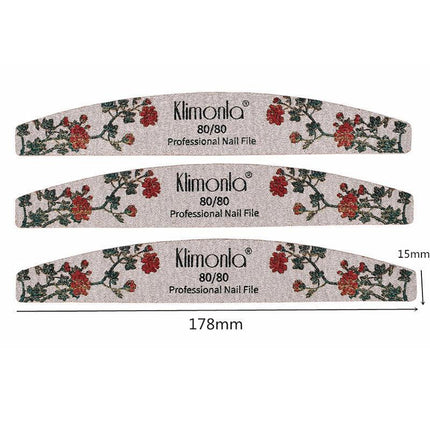 5Pcs Flower Nail Files Sanding Buffer 80-240 Grit Professional Manicure Pedicure - Aimall