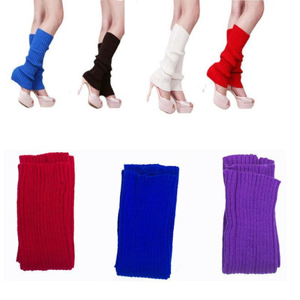 Leg Warmers Legging Socks Knitted Womens Ladies 80s Dance Disco Party Costume AU - Aimall