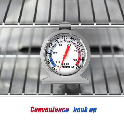 Stainless Steel Oven Thermometer Large Dial Kitchen Food Temperature AU Stock - Aimall