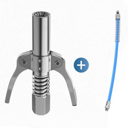Grease Tool Coupler Heavy-Duty Quick Lock Double Handle Leak-Free Grease Gun HG - Aimall