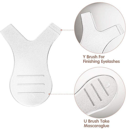 10PCS Eyelash Lashes Lifting Lift Perm Y Comb Brushes Tool Separating Brush AU - Aimall