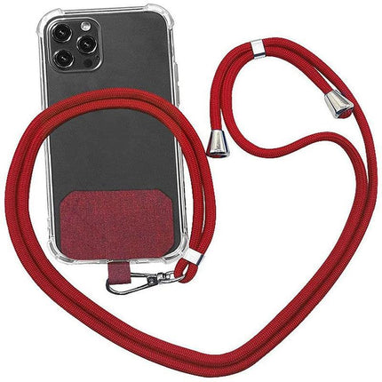 Universal Mobile Phone Lanyard Adjustable Hanging Neck Strap With Patch Fashion - Aimall