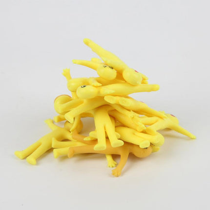 Stretchy Toys Smile Face Man Kids Birthday Party Decompression Anti Stress 12PCS - Aimall