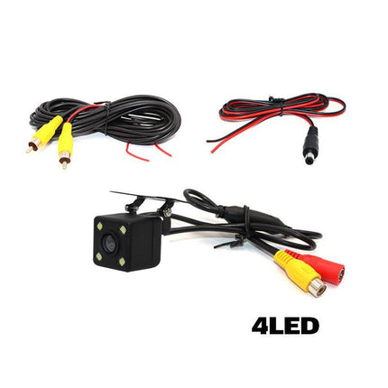 170° Reverse Camera LED HD Car Waterproof Rear View Parking Camera Night Vision - Aimall