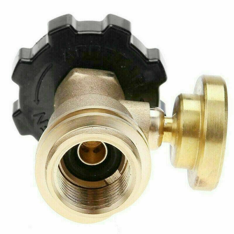 2-Pack High Low Gas Pressure Gauge - For LPG Propane Bottles, UK POL Fitting