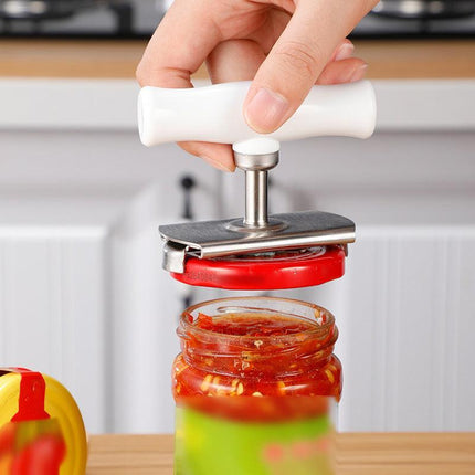 Stainless Steel Adjustable Twist Jar Opener Spiral Can Seal Lid Cap Remover AUS - Aimall