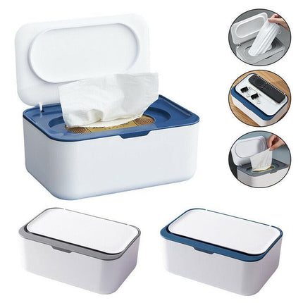 Mask Storage Case Tissue Box Wet Paper Holders Organiser Holder Covers Dispenser - Aimall