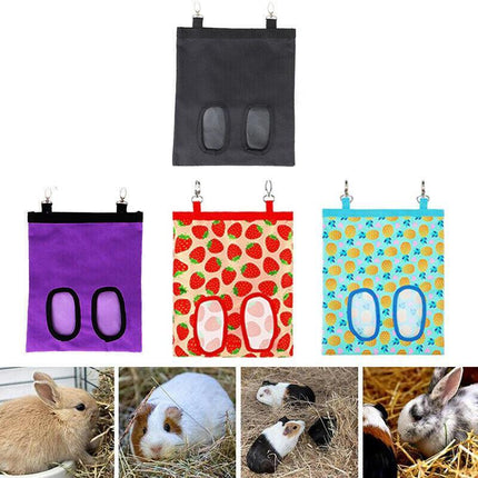 Hay Bag Guinea Pig Rabbit Feeding Bag Animal Hay Feeder Bag Hanging Feeder AU - Aimall
