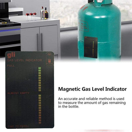 2PCS Magnetic Gas Tank Level Indicator Bottle Magnet Gauge BBQ Camping Outdoor - Aimall