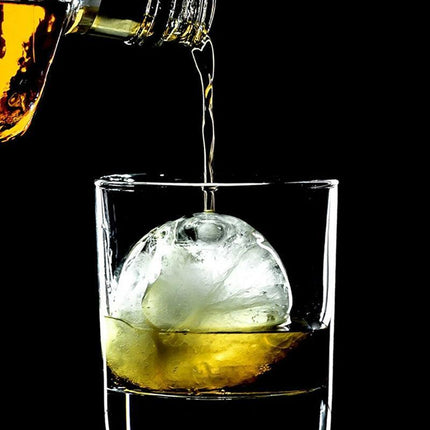 2x 4 Large Ice Ball Maker Cube Tray Big Silicone Mold Sphere Whiskey Round Mould - Aimall