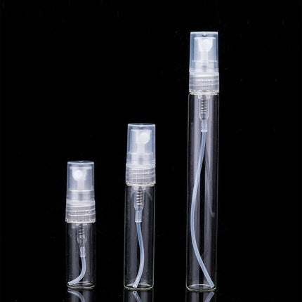 10Pcs 3/5/10ml Glass Perfume Bottle Atomizer Pump Spray Comestic Container AU - Aimall