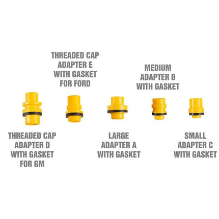 15X Spill Proof Radiator Coolant Refilling Funnel Kit Car W/t Universal Adaptor - Aimall