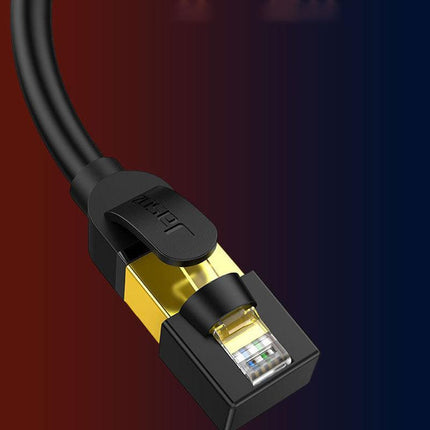 JASOZ Network Lan CAT7 RJ45 Cord Ethernet Flat Shielded Cable Patch Lead 1-10M - Aimall