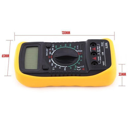 LCD Digital Multimeter, Back ground light, AC DC Voltmeter Ohmmeter Multi Tester - Aimall