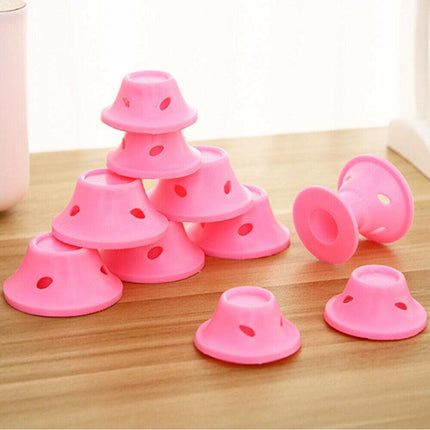 10PCS No Heat Hair Curlers Clip DIY Magic Silicone Soft Rollers Care Heatless AU - Aimall