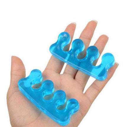 Reusable Soft Silicon Toe Finger Separator Nail Art Pedicure Polish Tool AU - Aimall