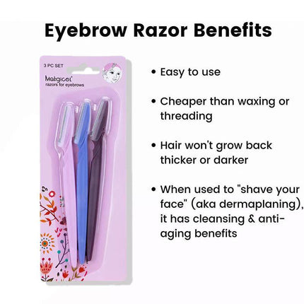 Eyebrow Razor Trimmer Shaver Facial Blade Shave Shaper Hair Remover Women Eye AU - Aimall