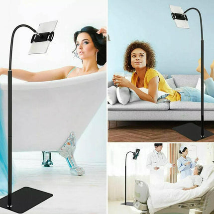 Adjustable Floor Stand Bed Lazy Mount Holder Arm Bracket For Phone Tablet iPad - Aimall