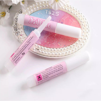 Strong Nail Glue Adhesive For Fake Nail Set Nail Tips Acrylic Nails 2g Each AU - Aimall