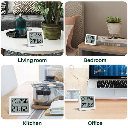 2021 Digital Thermometer Humidity Meter Room Temperature Indoor LCD Hygrometer - Aimall