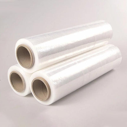 1-8PCS Stretch Film Clear Hand Use 500mm x 400m 20UM Pallet Shrink Wrap - Aimall