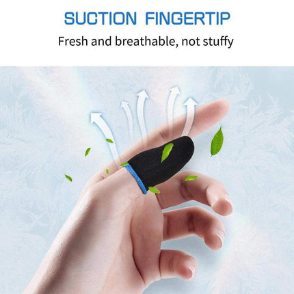 12PCS Gaming Finger Sleeve Mobile Screen Game Controller Sweatproof Gloves AU - Aimall