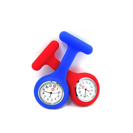 1×Silicone Nurse Brooch Tunic Fob Watch Nursing Nurses Pendant Pocket Watch AU - Aimall