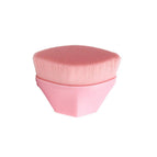Pink with Pink wool fiber