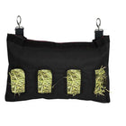 Rabbit Hay Feeder Bag Pet Rat Food Hanging Storage Slow Eating Feeding Pouch S/L - Aimall