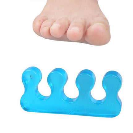 Reusable Soft Silicon Toe Finger Separator Nail Art Pedicure Polish Tool AU - Aimall